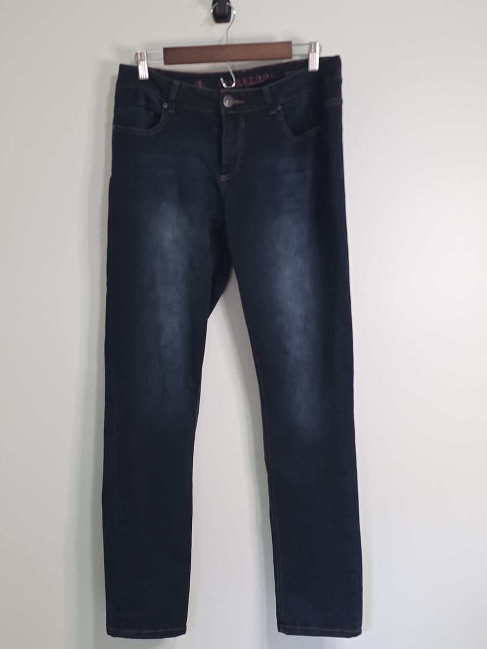 Liverpool Jeans Company Women's Skinny Jeans in Blue Dark Wash Denim 8 Sadie's